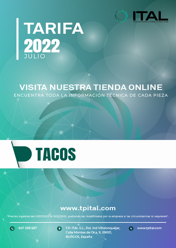 Tarifas 2022 - Tarifa Tacos